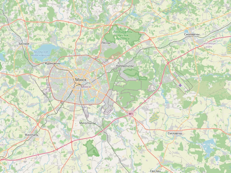 Descargar mapa de Minsk