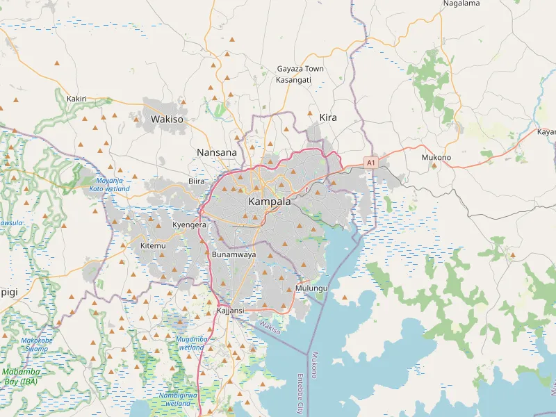 تحميل خريطة Kampala