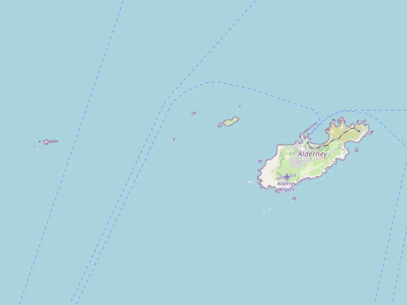 Download map of Alderney