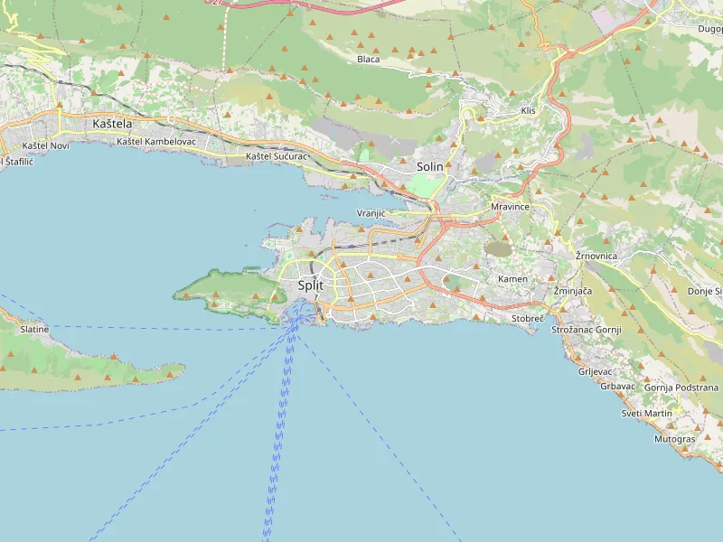 Descargar mapa de Split