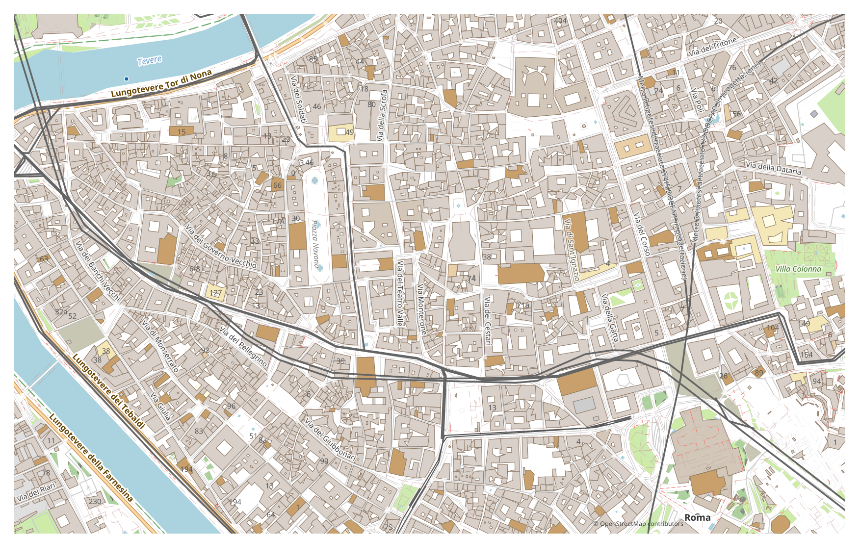 Contoh peta OpenStreetMap dalam format STL