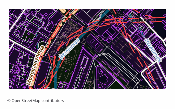 Example OsmAnd OBF export (central Moscow, 1x0.5 km)