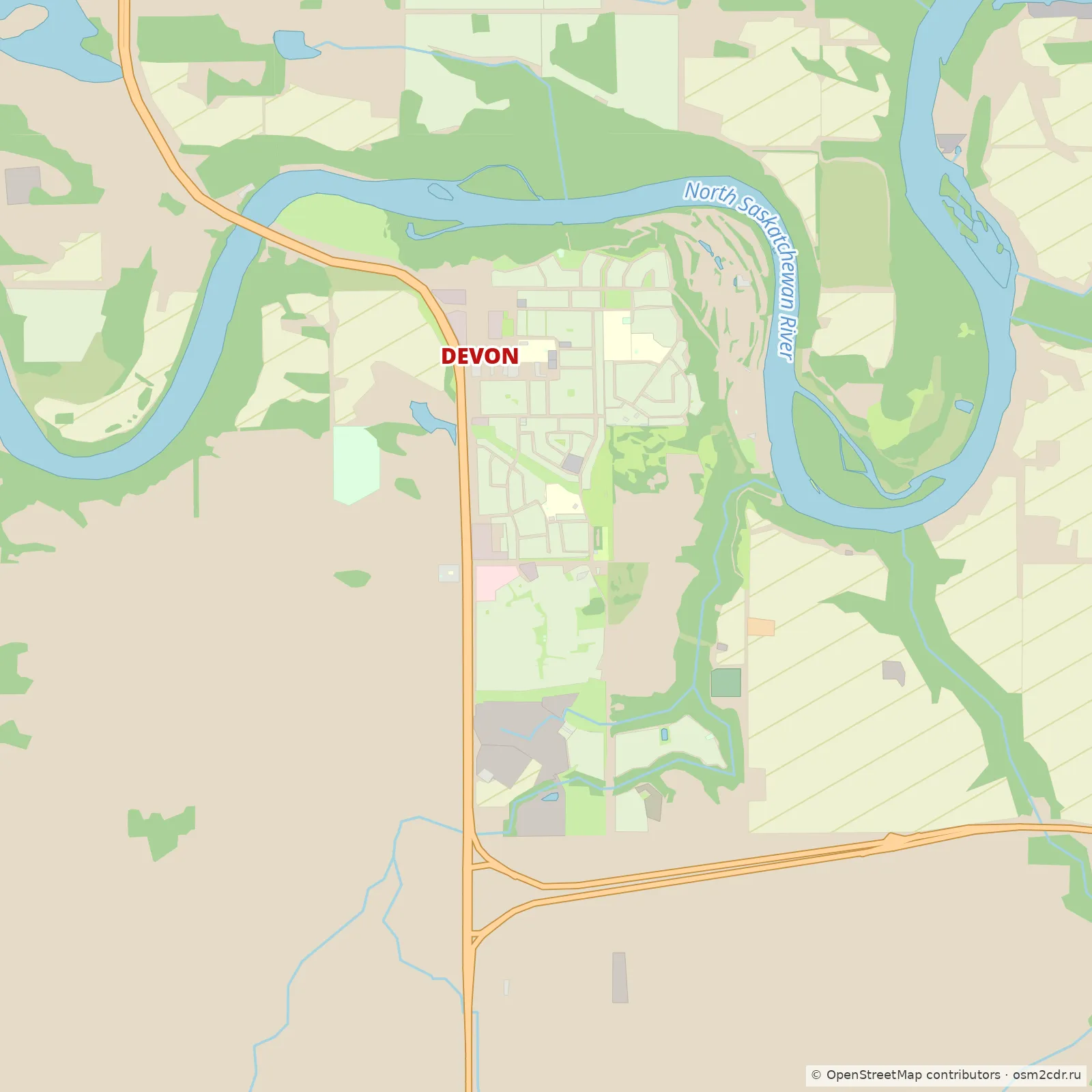 Map of Devon: standard Map of Devon: standard