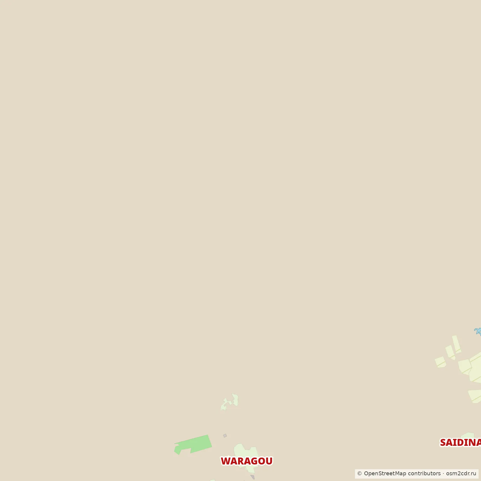 Map of Diffa: standard Map of Diffa: standard
