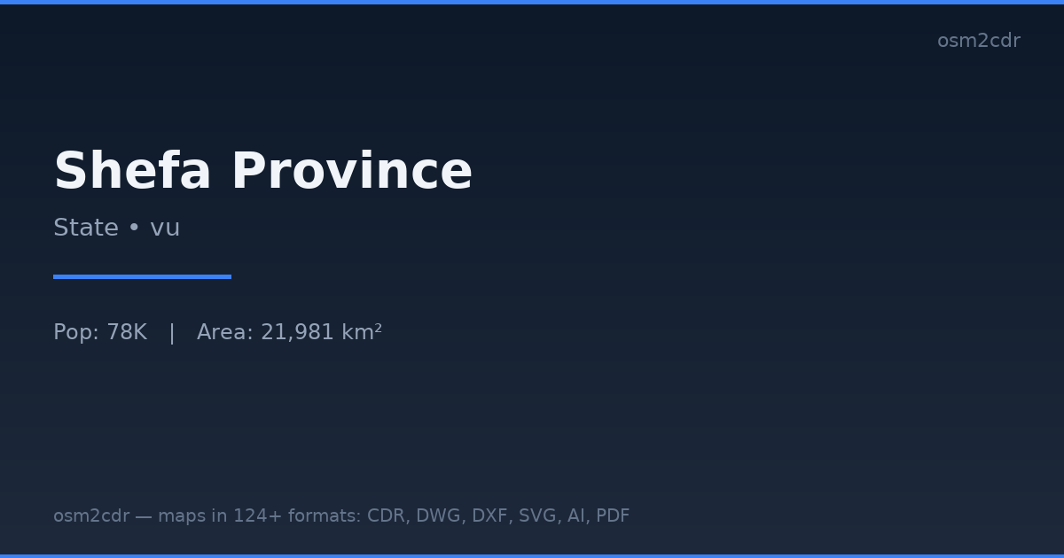 Shefa Province地图 STEP格式