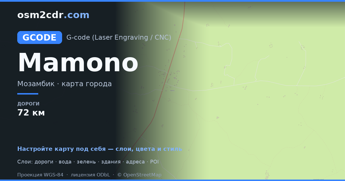 Mapa de Mamono em formato G-code