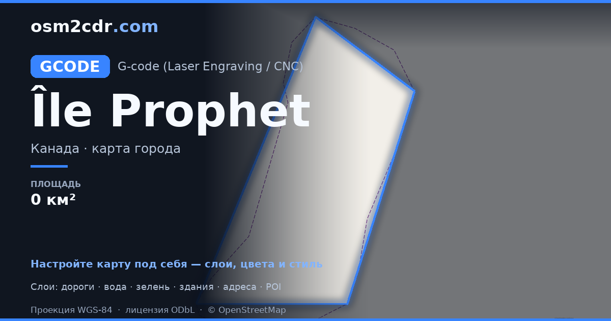 Île Prophet haritasi G-code formatinda